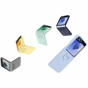 Samsung Carrying Case Samsung Galaxy Z Flip6 Smartphone - Mint - Anti-slip - Silicone Body - Ring