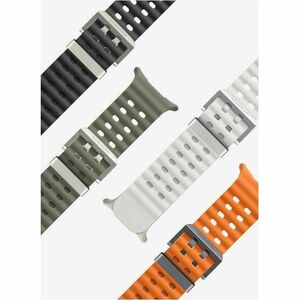 Samsung ET-SNL70 Adjustable Smartwatch Band - Buckle Attachment - 34 mm Height Length - Dark Grey - Hydrogenated Nitrile B