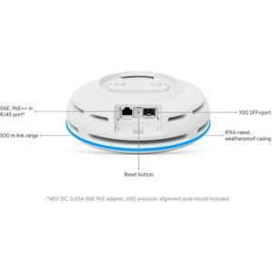Building Bridge XG 60 GHz wireless point-to-point bridge with a 10G SFP+ uplink for maximum performance and a 5 GHz backup