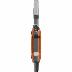 Urban Armor Gear Monarch AirTag, Luggage, Outdoor, Wallet Asset Tracking Tag Holder - Polycarbonate, Aluminium - Orange, S