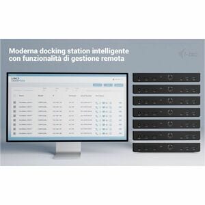 Docking station i-tec 11 Porta(e) Thunderbolt 4 per Monitor, Computer portatile, Microfono, Tablet PC, Desktop PC - Compat