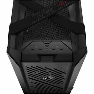 ROG Strix Helios II EATX mid-tower gaming case with dual tempered glass side panels, GPU support for up to 450mm in length