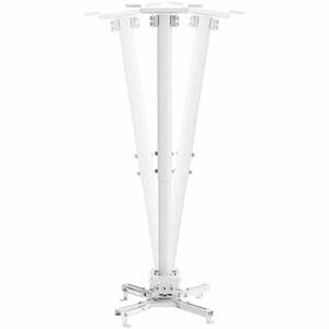 Neomounts CL25-540WH1 Ceiling Mount for Projector - White - Height Adjustable - 35 kg Load Capacity - Steel