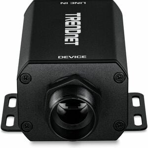 TRENDnet TI-OS300 PoE Surge Protector - TAA Compliant - 1 x RJ-45 - 95 VA - 1 kA - RJ-45