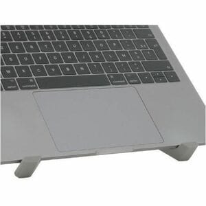 MOBILIS Height Adjustable Notebook Stand - Up to 43.2 cm (17") Screen Support - Aluminium - Black - For Notebook, PC, Univ