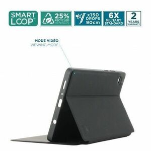 MOBILIS ELEMENT Carrying Case (Flap) for 22.1 cm (8.7") Samsung Galaxy Tab A11 Tablet - Black - Shock Resistant, Drop Resi
