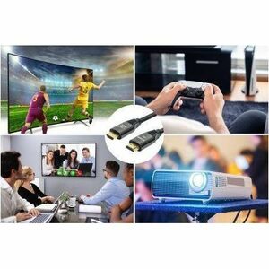 Manhattan 1 m HDMI A/V Cable - Cable for Audio/Video Device, TV, Projector, Monitor, Notebook, PC, A/V Receiver, Gaming Co