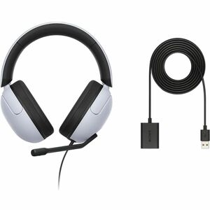 INZONE INZONE H3 Wired Over-the-head, Over-the-ear Stereo Gaming Headset - White - Binaural - Circumaural - 35 Ohm - 20 Hz