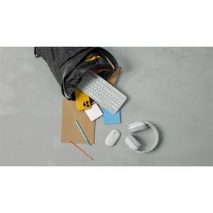 罗技PEBBLE KEYS 2 K390无线键盘 白色