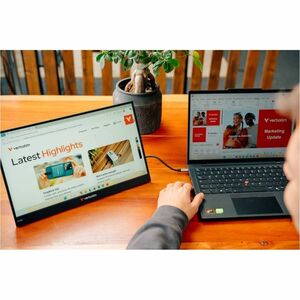 Verbatim LIGHT 16" Class LCD Touchscreen Monitor - 16:9 - 10 ms - 15.6" Viewable - Capacitive - 10 Point(s) Multi-touch Sc
