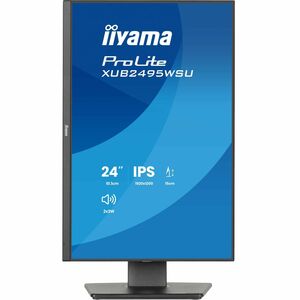 iiyama ProLite XB2495WSU-B1 24 Zoll Klasse WUXGA LED-Monitor - 16:10 Format - Mattschwarz - 61,2 cm (24,1 Zoll) Viewable -