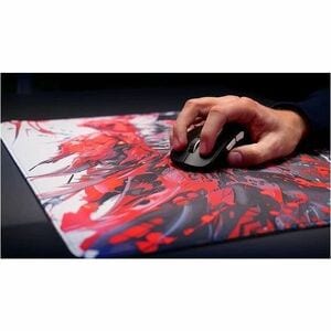 CHERRY XTRFY GP6 Large Gaming Mouse Pad - 400 mm x 460 mm x 4 mm Dimension - Black - Natural Rubber - Mouse