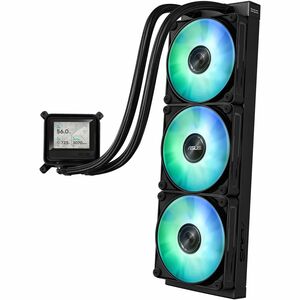 ASUS MAX Gaming LC 360 ARGB LCD all-in-one CPU liquid cooler with advanced cooling performance vivid 2.4 IPS screen pre-in