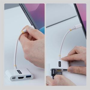 StarTech.com AV/Datentransfer-Adapter - 1 - 3840 x 2160 Supported - Weiß