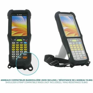 MOBILIS Rugged Case for Zebra Mobile Computer - Black - Shock Absorbing, Splash Resistant, Dust Resistant, Temperature Res