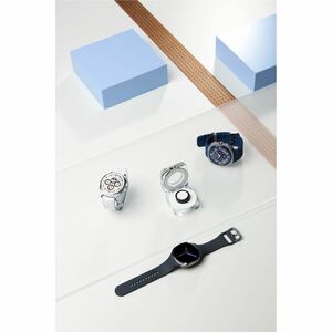 Samsung Galaxy Watch8 Classic SM-L505F Smart Watch - Rounded Square Case Shape - White Body Color - Stainless Steel Body M
