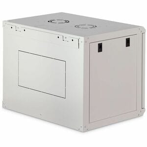 Digitus Dynamic-N 9U Wall Mountable Enclosed Cabinet Rack Cabinet for Networking, Server - Light Grey - Steel, Glass, Shee