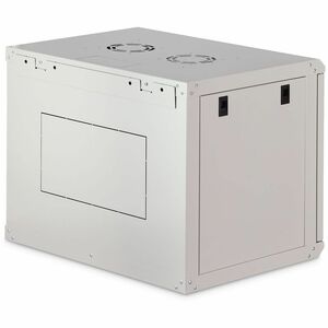 Digitus Dynamic-N 9U Wandmontierbar Geschlossener Schrank Rackschrank für Networking, Server - Hellgrau - Stahl, Glas, Ble
