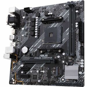 Carte Mère Asus Prime A520M-E/CSM - AMD A520 Chipset - Socket AM4 - Micro ATX - Ryzen 5, Ryzen 3 processeur compatible - 6