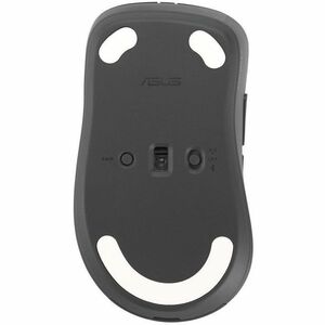 Asus MD102 Mouse - Bluetooth/Radio Frequency - Optical - Dark Grey - Wireless - 10 m - 2.40 GHz - 1600 dpi - Scroll Wheel