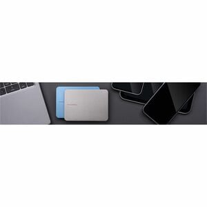 Toshiba Canvio Flex Tragbar Festplatte - 2,5" Extern - 1 TB - Metallic-Blau - Smartphone, Tablet, Desktop-PC Unterstütztes