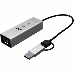 Hub combo USB/Ethernet i-tec - USB Tipo A, USB Type-C - 640 MB/s - Disco rigido, Tastiera, Computer portatile, Tablet, Des