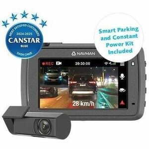 Navman Auto 580 DC Dash Cam With Dual Front and Rear Recording