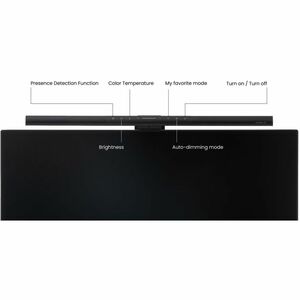 Luce del monitor BenQ ScreenBar Pro - Nero - Montabile su tavolo, Monitor montabile - 8,50 W - LED Bulbo - Lega di allumin
