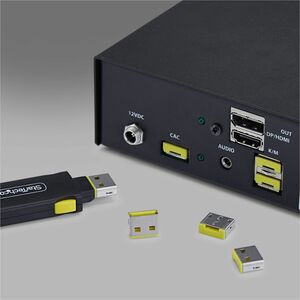 StarTech.com Inserti di Ricambio Blocco Porta USB-A per USB-A-PORT-BLOCKER con Chiusura a Scatto, Copriporta USB-A Riutili