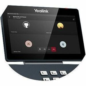 Yealink IP Phone - Corded - Bluetooth, Wi-Fi - Wall Mountable, Desktop - Classic Gray - 17.8 cm (7") LCD - 2 x Network (RJ