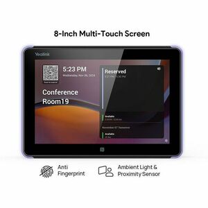 Yealink RoomPanel Plus E2 Room Scheduling Touch Screen