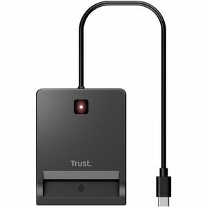 Trust Primo Contact Desktop Smart Card Reader - Black - Desktop - CableUSB 2.0 Type A