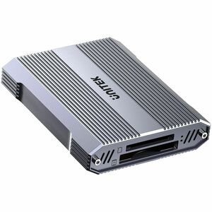 Unitek 2 Slot(s) Flash Drive/Flash Card Reader - USB Type C - 1 - 1.95 TB Flash Drive - 10 GB/s - microSD, CompactFlash, m