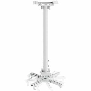 Neomounts CL25-550WH1 Ceiling Mount for Projector - White - Height Adjustable - 35 kg Load Capacity - Steel