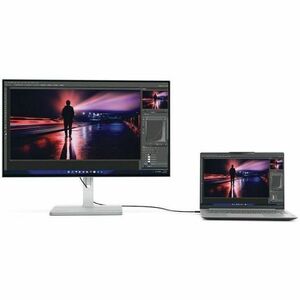 Lenovo L27H-4A 27" Class WQHD LED Monitor - 16:9 - Cloud Gray - 68.6 cm (27") Viewable - In-plane Switching (IPS) Technolo
