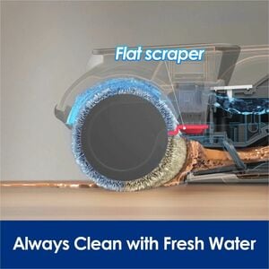 Tineco iFLOOR 5 Breeze Aspirapolvere a bastone 2 in 1 Batteria Secco e bagnato Senza sacchetto Bianco, Nero