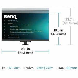 BenQ RD320UA 32" Class 4K UHD LED Monitor - 16:9 - 80 cm (31.5") Viewable - In-plane Switching (IPS) Technology - LED Back