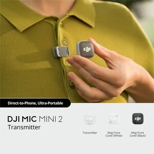 DJI Wireless Microphone System Transmitter - 400 m Operating Range