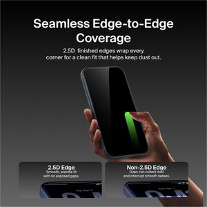 Belkin ScreenForce UltraGlass 2 9H Glass Screen Protector for Apple iPhone 17 Pro Max - Clear - For OLED iPhone 17 Pro Max
