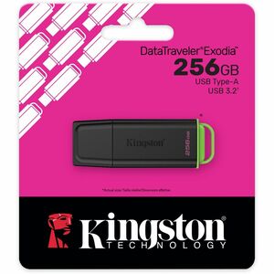 Pen Drive Kingston DataTraveler Exodia - 256 GB - USB 3.2 (Gen. 1) Tipo A - Nero, Verde