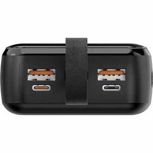 Urban Factory BIGEE Power Bank - Black - For Computer, Notebook, Mobile Device, MacBook Pro - 2 x Type-C 65W, 2 x Type-A 2