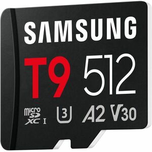 ""Carte microSDXC Samsung MB-MH512T - 512 Go - Classe 10/UHS-I (U3) - V30 - 200 Mo/s en Lecture - 130 Mo/sSpaceen Écriture""
