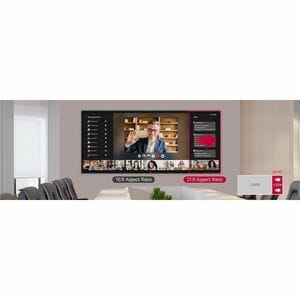 LG CreateBoard 105TR5WP-B 2667 mm 5K LCD Collaboration Display - ARM Cortex A76 + A55 - 8 GB - Infrared - Touchscreen - 21