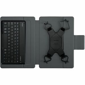 Targus Safe Fit THZ998UK Keyboard/Cover Case for 22.9 cm (9") to 29.2 cm (11.5") Apple iPad Air 11 (2026) Tablet - Black -