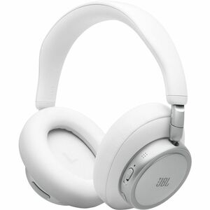 JBL Live 780NC Wired/Wireless Over-the-head, Over-the-ear Stereo Headset - White - Binaural - Circumaural - Bluetooth - 32