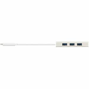 j5create JCH471 USB/Ethernet Combo Hub - USB Type C - 125 MB/s, 640 MB/s - Desktop, Notebook - Portable - 3 Total USB Port