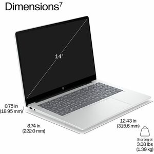 HP EliteBook 8 G2i 35.6 cm (14") Copilot+ PC Notebook - WUXGA - Intel Core Ultra 5 Series 3 325 - 16 GB - 512 GB SSD - Sma