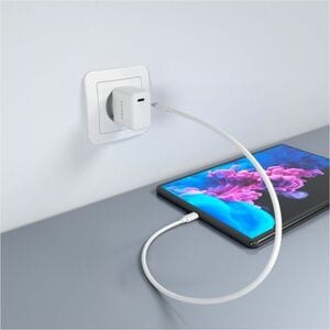 GAN CHARGER 20W 1XUSB-C PD3.0 WHITE