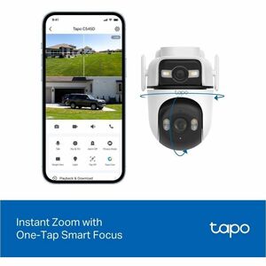Tapo C545D 3 Megapixel Outdoor 2K Network Camera - Colour - 1 - 29.90 m Infrared/Color Night Vision - H.264 - 2304 x 1296 