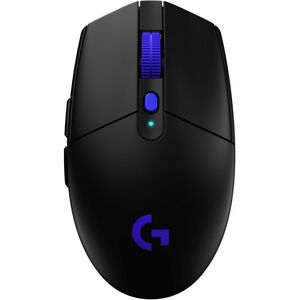 Logitech G G304 X 游戏鼠标 - 无线电频率 - C型 USB - 黑 - PC, Mac - 有线/无线 - 2.40 GHz - 可充电 - 25600 dpi